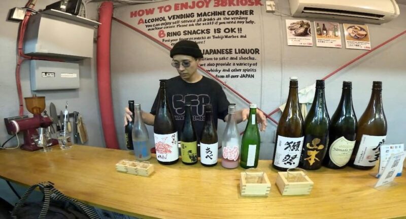 Tsukiji Market Foodie Tour: Enjoy Seafood, Sushi, and Sake - Sake Tasting Experience