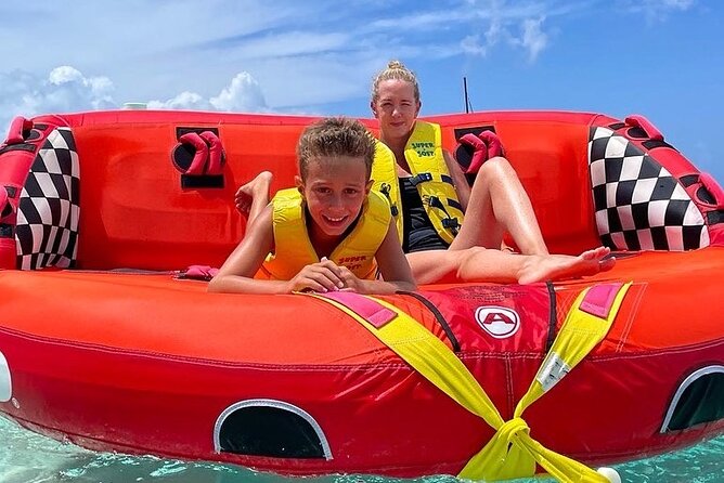 Tubing on Grace Bay Beach Turks and Caicos Islands - Exhilarating Adventure on the Water