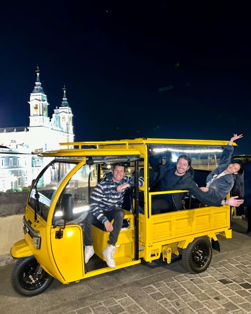 Tuk Tuk 1 Hour for the Best of Madrid With Audio Guide - Pick-up Service