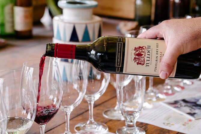 Tulloch Wines- Tasting of 6 Pokolbin Dry Red Shiraz Vintages With Charcuterie - Wine and Food Details