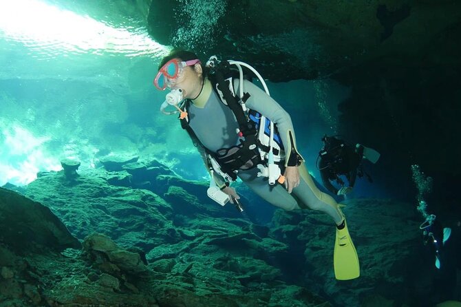 Tulum Area Experiences Guided 2 Tank Scuba Dive Casa Cenote & Barrier Reef-Lunch - 2 Tank Guided Scuba Dive