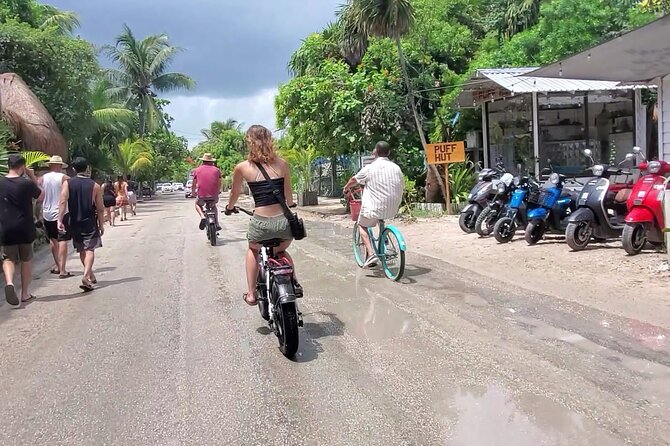 Tulum Area Experiences Guided E-Bike Tour- 3 Cenotes Snorkel/Swim & Local Lunch - Transportation and Pickup Options