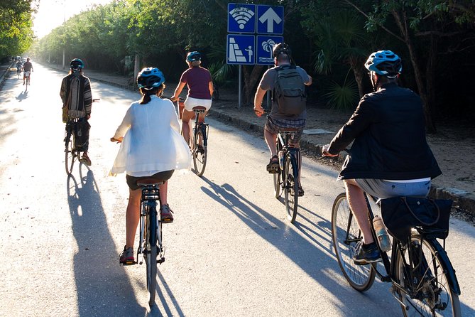 Tulum Bike Tour Tulum Maya Ruins Cenote Swimming Pueblo History Art Tacos Lunch - Tour Details