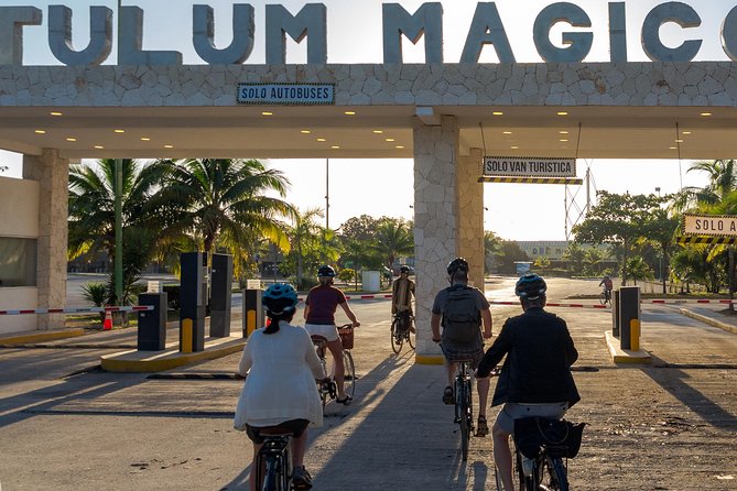 Tulum Bike Tour Tulum Maya Ruins Cenote Swimming Pueblo History Art Tacos Lunch - Ancient Mayan Ruins