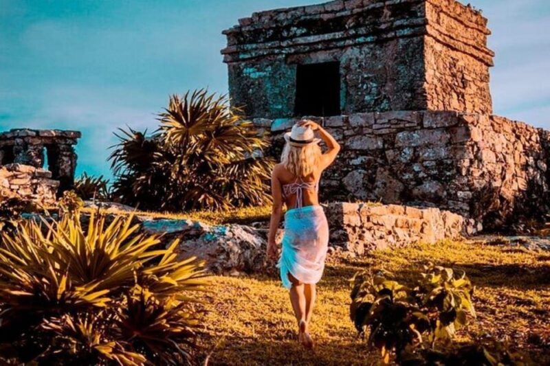 Tulum: Rappel, Jungle Zip Line & Cenote Snorkeling Tour - Tulum Archaeological Site