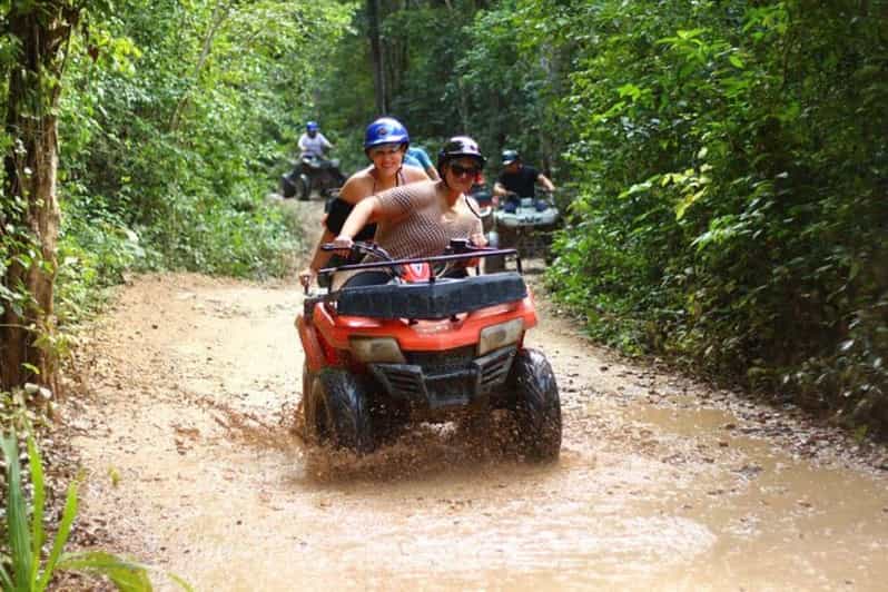 Tulum: SHARED Atvs, Rappel, Ziplines, Cenote With Lunch - Key Points