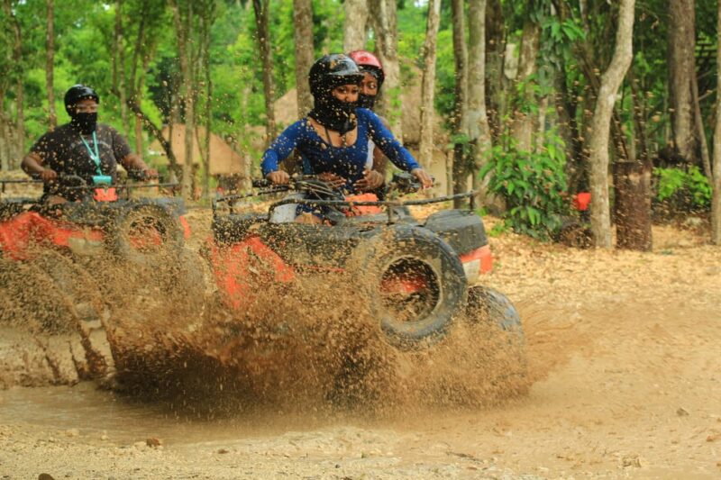 Tulum: SINGLE Atv, Zip Lines and Cenote Adventure With Lunch - Key Points