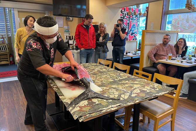 Tuna Cutting Show in Tokyo & Unlimited Sushi & Sake - Inclusions