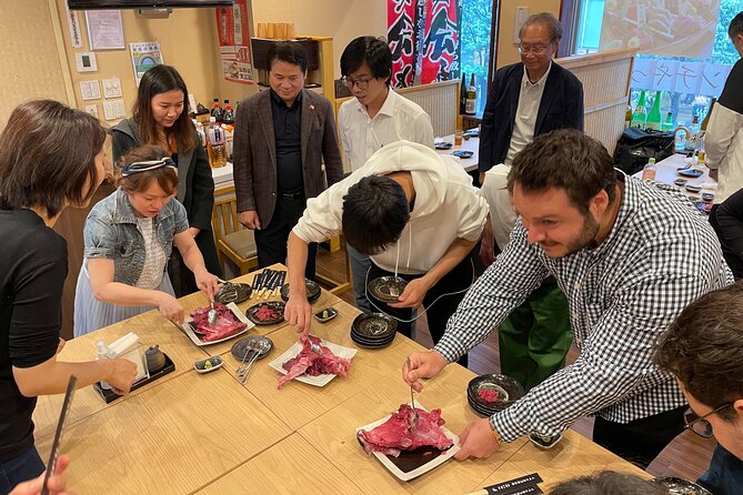 Tuna Cutting Show in Tokyo & Unlimited Sushi & Sake - Japanese Sake Offerings