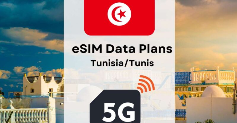 Tunis: Example Internet Data Plan for Tunisia 4G/5G - Tunis Enchanting Medinas and Esim Coverage