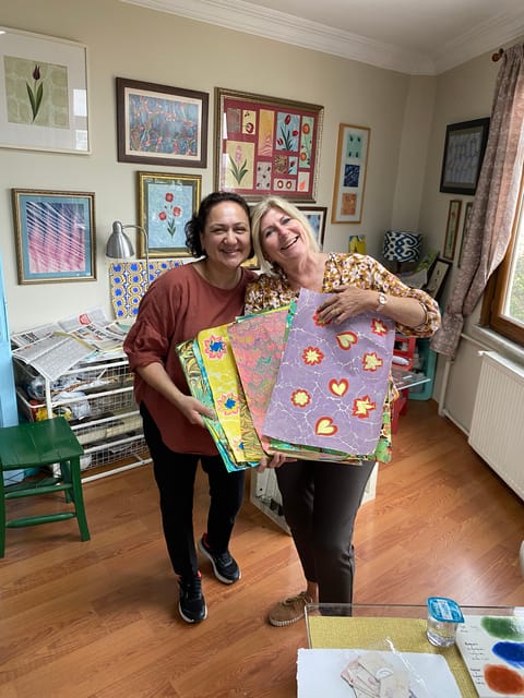 Turkish Marbling Paper Ebru Art Workshop - Experience Highlights