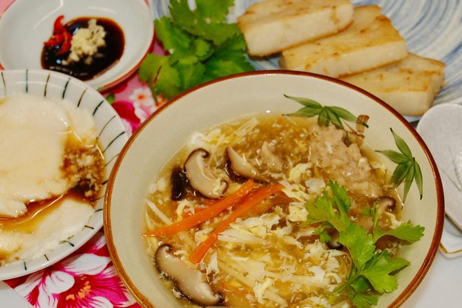 Turnip Cake, Pork Thick Soup, Tofu Pudding. Taiwan Traditional Light Meals Experience-C (Taipei Cooking Class) - Class Details