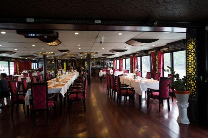 Two Days One Night Ha Long Bay Cruise Transfer Included - Meal and Dining Options