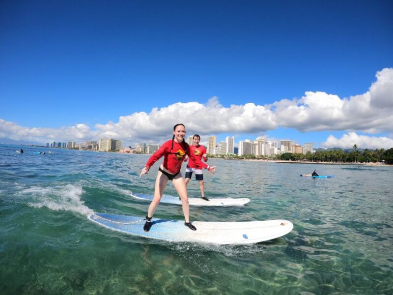 Two Students to One Instructor Surfing Lesson in Waikiki - Booking and Payment