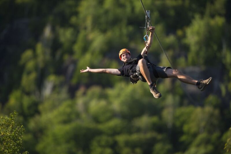 Tyroparc: Via Ferrata Guided Tour and Zipline Combo Ticket - Adventurous Activities