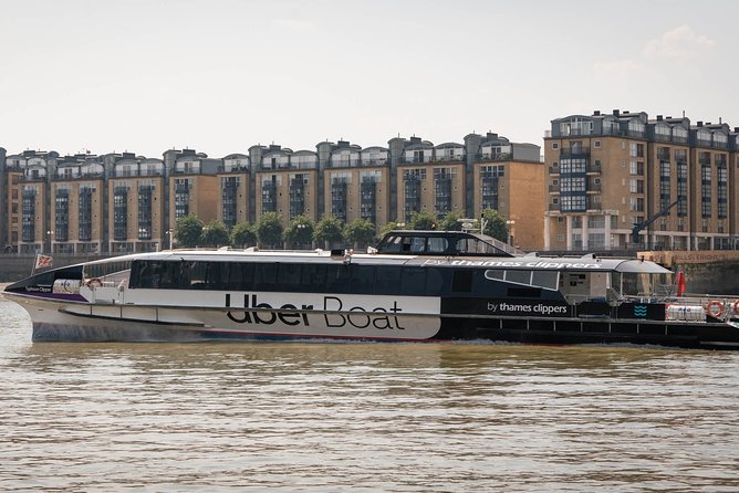 Uber Boat by Thames Clippers - Single River Journey on the Thames - Accessibility and Transport Options