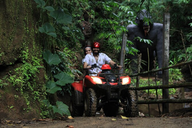 Ubud ATV Tunnel Waterfall and Ayung River Rafting - ATV Tunnel Waterfall