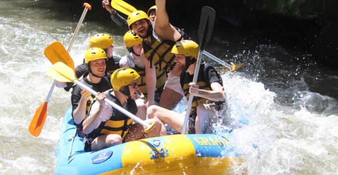 Ubud: Gorila Face ATV Quad Bike & Rafting - Rafting on Ayung River