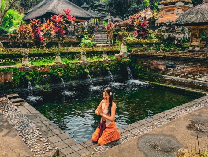 Ubud: Monkey Forest, Rice Terrace, Water Temple & Waterfalls - Ulu Petanu Waterfall