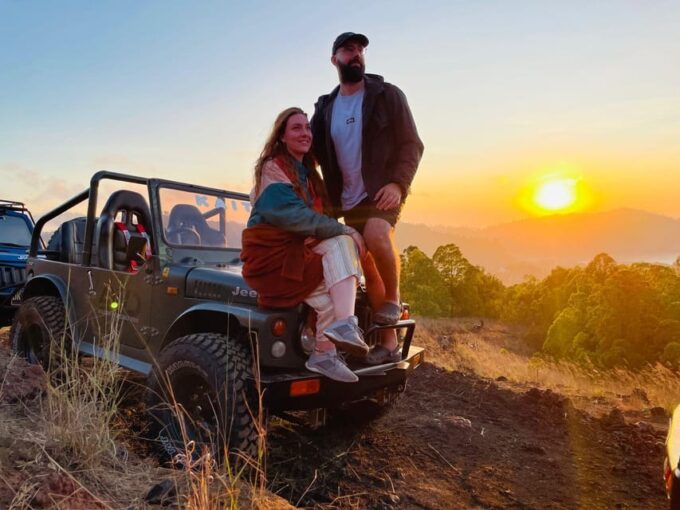 Ubud: Mount Batur Jeep Sunrise and Natural Hot Spring Tour - Explore the Volcanic Lava Flow