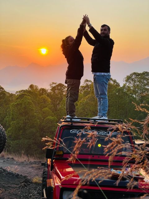Ubud: Mount Batur Jeep Sunrise and Natural Hot Spring Tour - Key Points