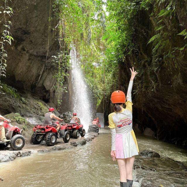 Ubud: Quad ATV Waterfalls & Barong Caves - Lunch and Coffee