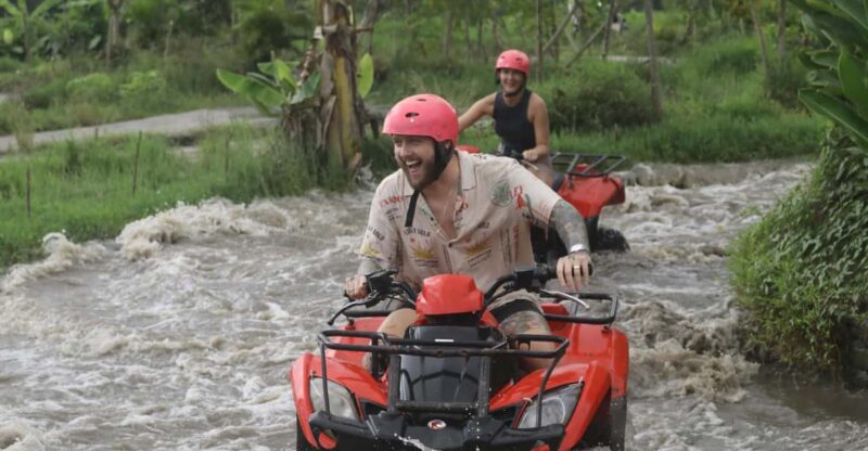 Ubud: Rice Fields, Cave, Mud Track Quad Bike Tour With Lunch - Experience Highlights