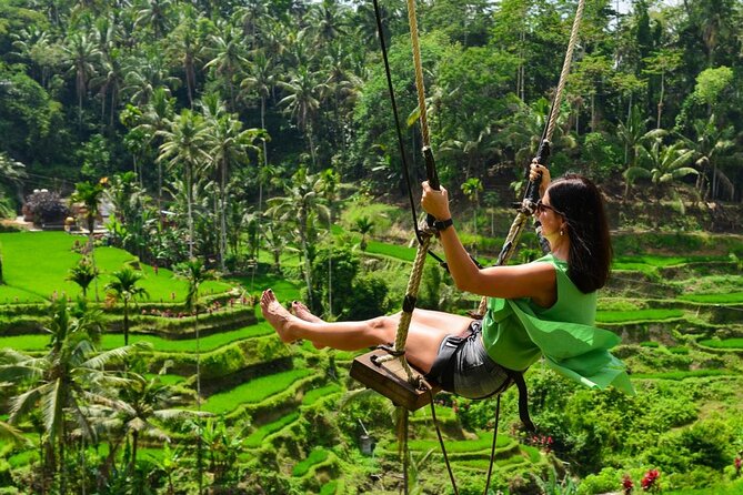 Ubud Tour With Bali Jungle Swing Package Inclusive - Tegenungan Waterfalls Natural Beauty