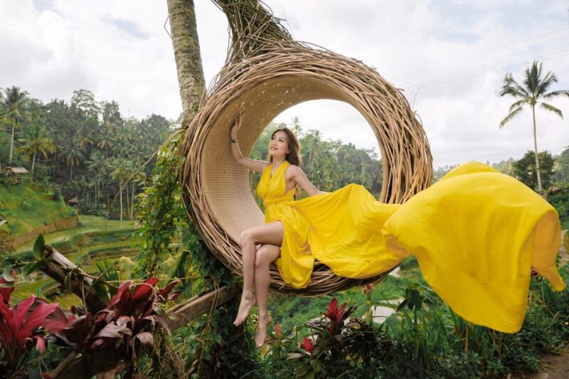 Ubud Tours: Monkey Forest, Tirta Empul, Waterfall & Swing - Included Services