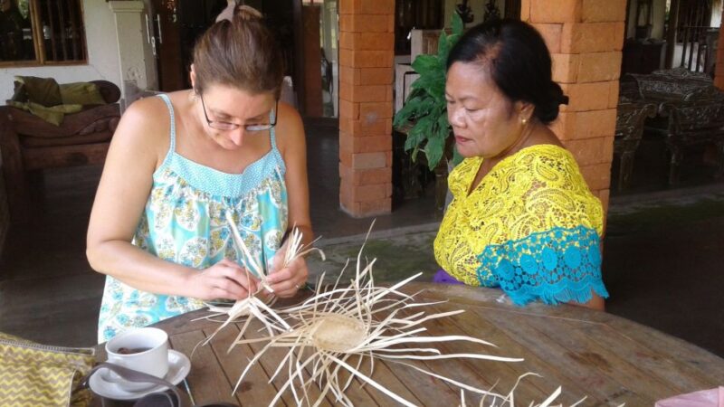 Ubud: Traditional Basket Weaving Class - Inclusions