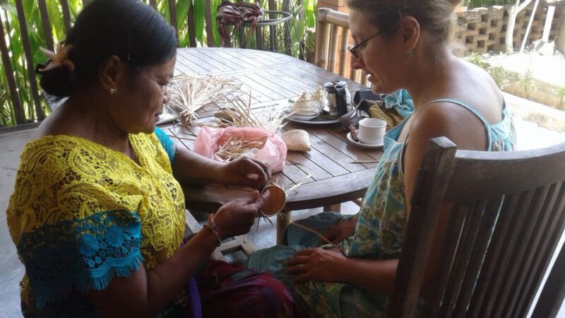 Ubud: Traditional Basket Weaving Class - Crafting Process