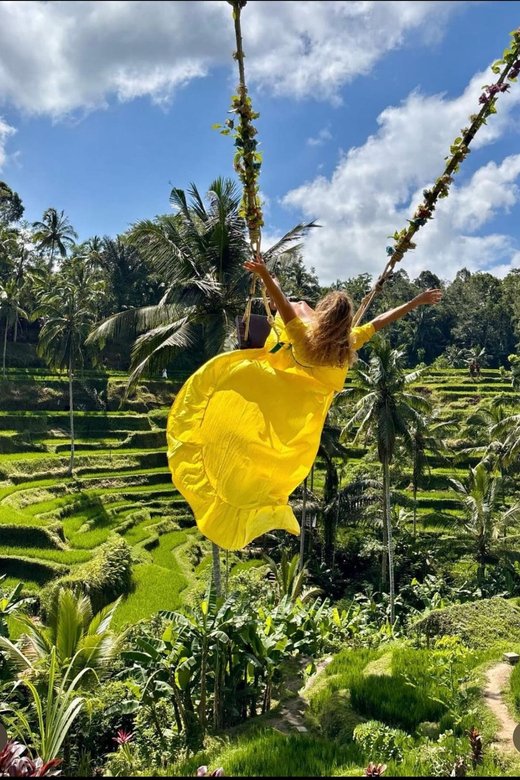 Ubud Waterfall, Tirta Empul Temple & Swing Activity - Key Points