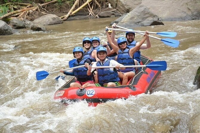 Ubud White Water Rafting with Buffet Lunch - Key Points
