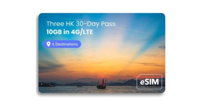 UK Esim: 10GB With 30-DAY Validity (Three Hk) - Activation Process