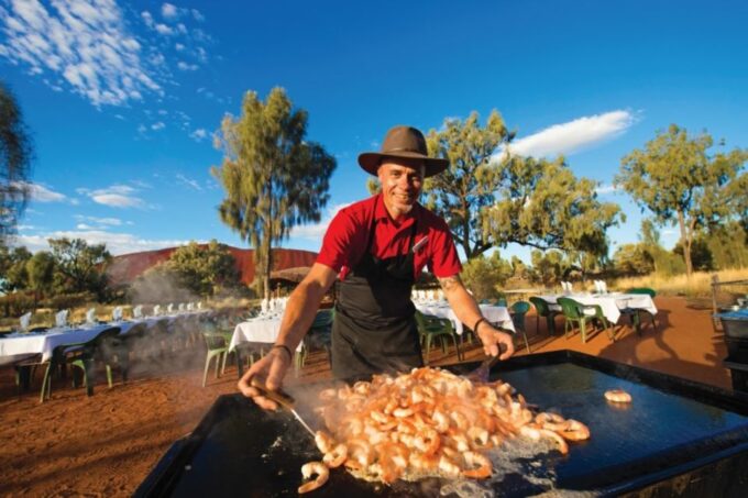 Uluru: Sunset, Sparkling Wine, Cheeseboard & Gourmet BBQ - Duration and Availability