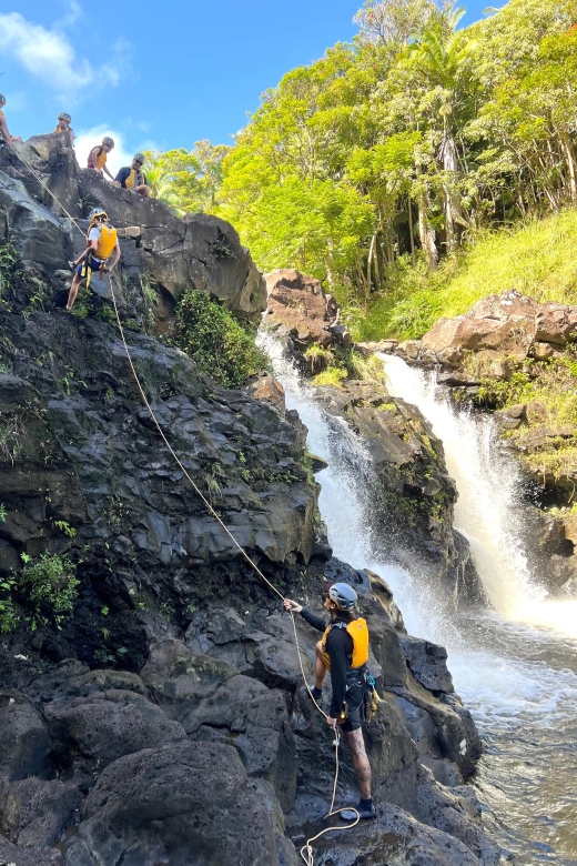 Umauma Triple-Tier Waterfall Rappel and River Tour - Experience Highlights