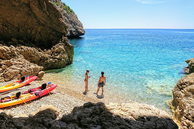 Uncharted Caves & Snorkelling Heaven: Cala Granadella Kayak Tour - Meeting and Pickup