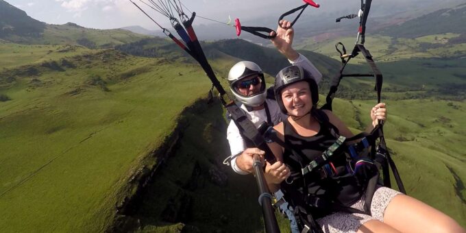 Underberg: Paragliding Tandem Flights. Weather Dependent - Inclusions and Transport