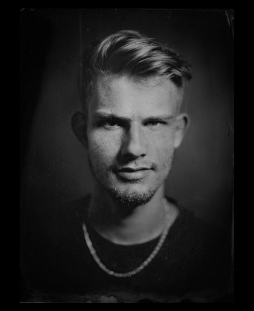 Unique Metal Portrait Made With 19TH Century Process - Portrait Significance