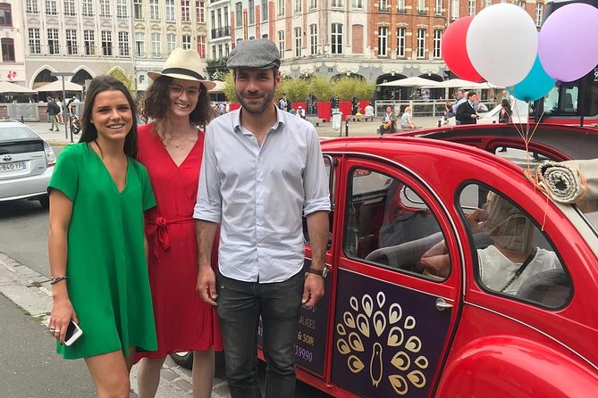 Unique Tour of Lille by Convertible 2CV - 1h00 - Tour Highlights