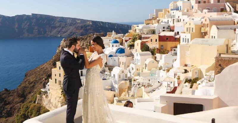 Unique Wedding Photos in Oia Village - Photographers Expertise
