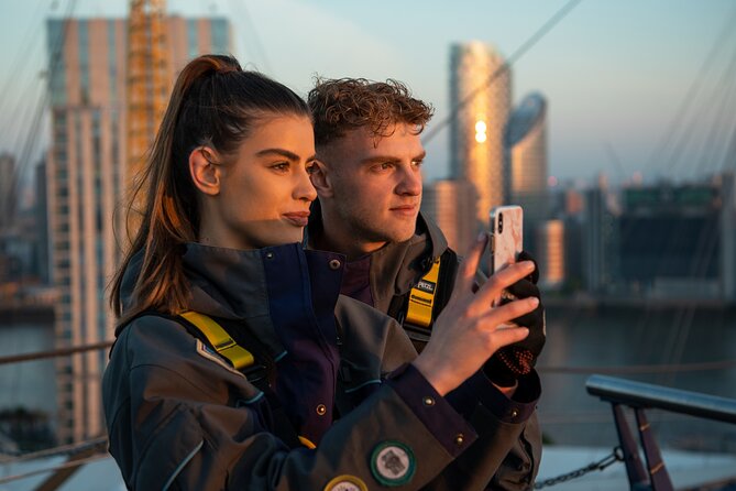 Up at The O2 Sunset Climb - Purchasing Optional Extras