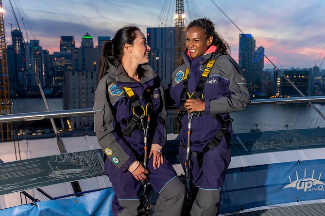 Up at The O2 Twilight Climb - Tour Details
