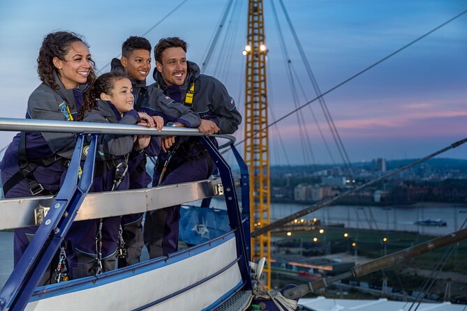 Up at The O2 Twilight Climb - Scenic Views