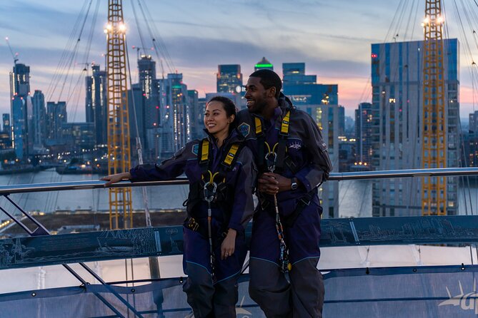 Up at The O2 Twilight Climb - Guided Commentary
