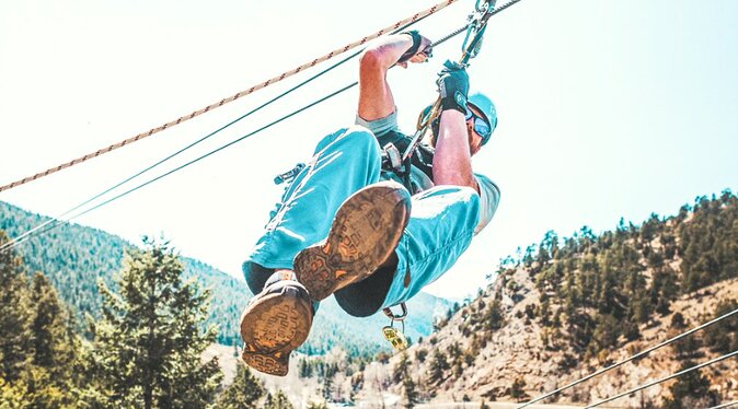 Upper Clear Creek Whitewater Rafting Plus Cliffside Zipline From Idaho Springs - Zipline and Whitewater Rafting