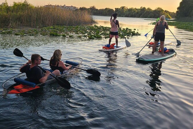 Urban Clear Kayak or Clear Paddleboard in Paradise: Morning/Night - Meeting Point and Parking
