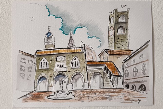 Urban Sketching in Bergamo - Upper Town! - Booking and Review Process