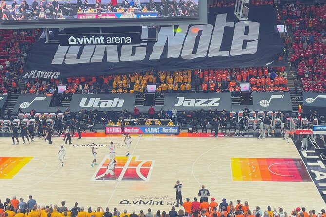 Utah Jazz Basketball Game Ticket at Delta Center - Pickup and Meeting Details