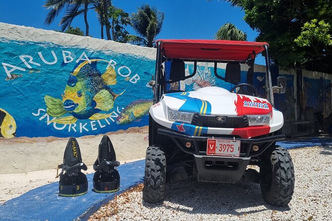 UTV Island Activity & Snorkle With Seascooter in Aruba - Activity Inclusions and Meeting Details